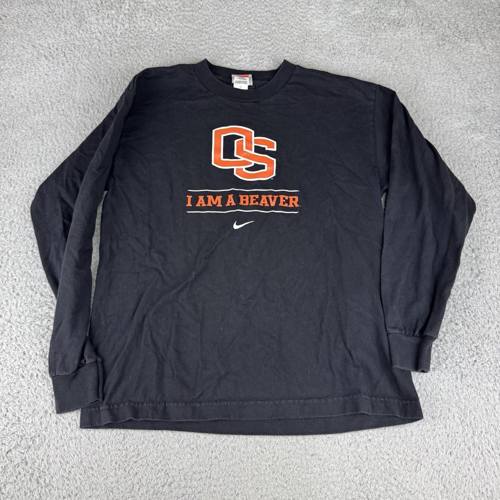 Vintage 90s Oregon State Beavers T Shirt Youth Size Xl Nike I'm A Beaver Y2k